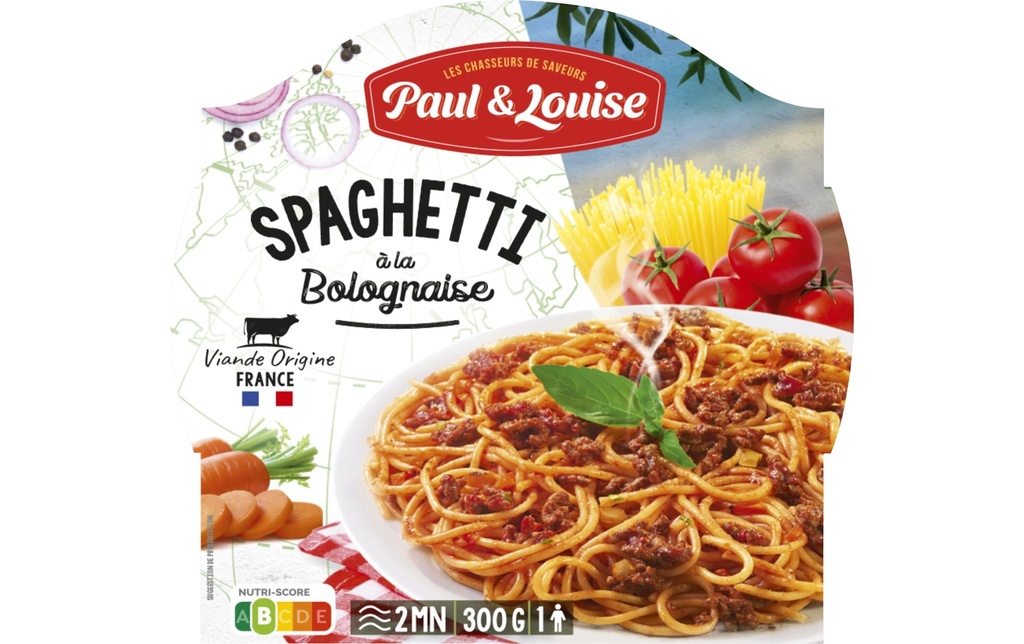 Paul & Louise Plat préparé Spaghetti Bolognaise 300 g