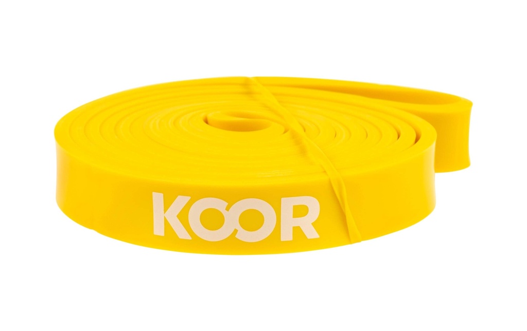 KOOR Bande élastique de musculation léger, jaune