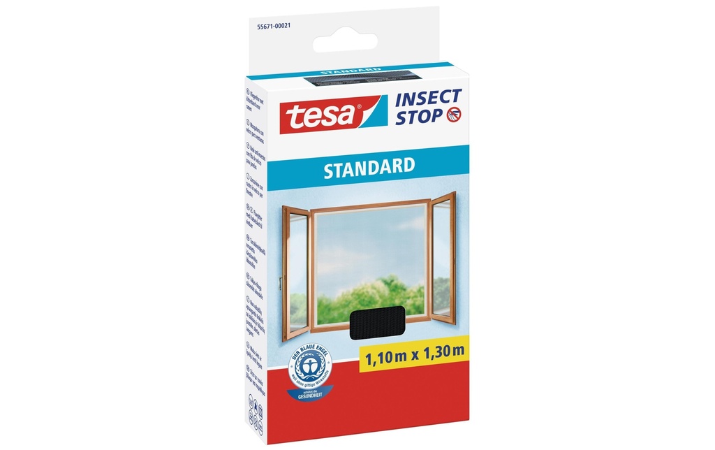 tesa Moustiquaire Insect Stop Standard 1.1x1.3m anthracite