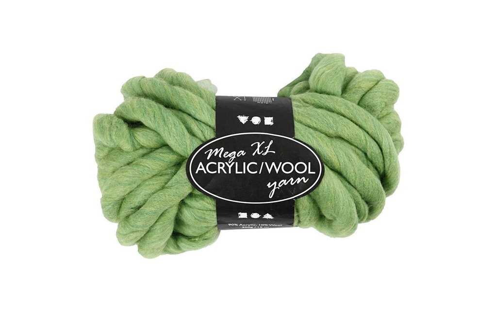 Creativ Company Laine Acrylique XL 15 m Vert
