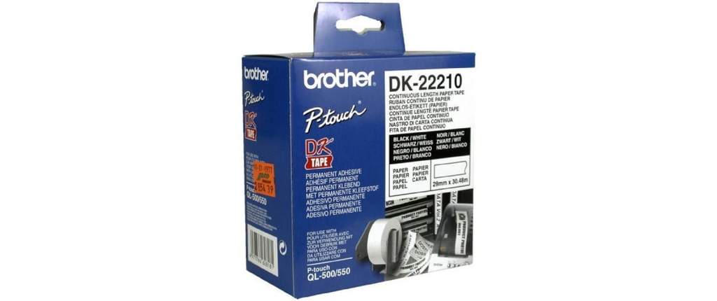 BROTHER Brother étiqu.cont.29mmx30.48m
