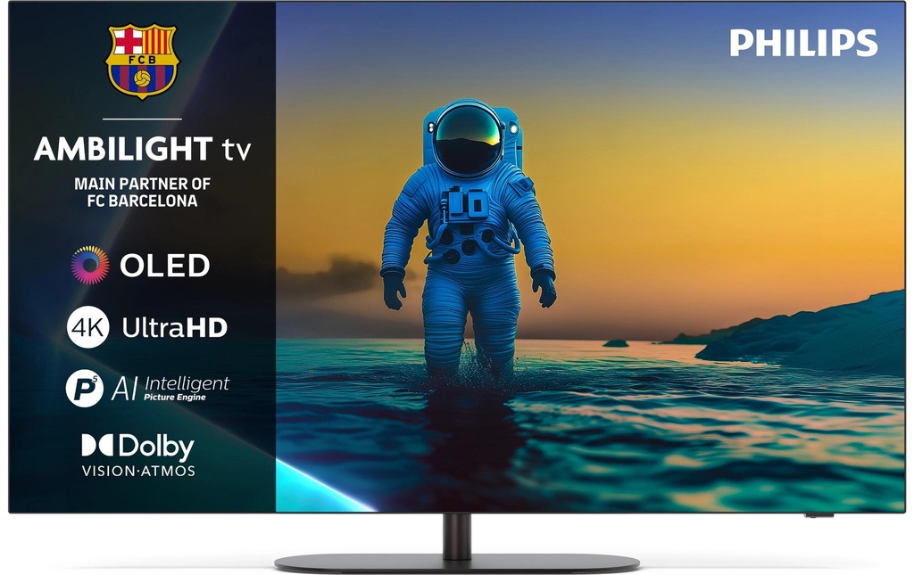 Philips TV 48OLED810/12 55 4K OLED Ambilight TV, 2025