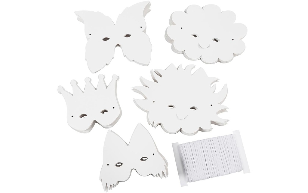Creativ Company Accessoires de fête Masques 100 pièces