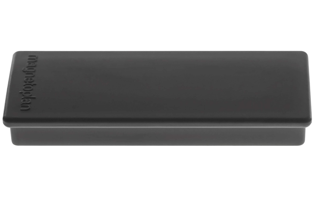 Magnetoplan Aimant Rectangle Noir, 10 Pièce/s