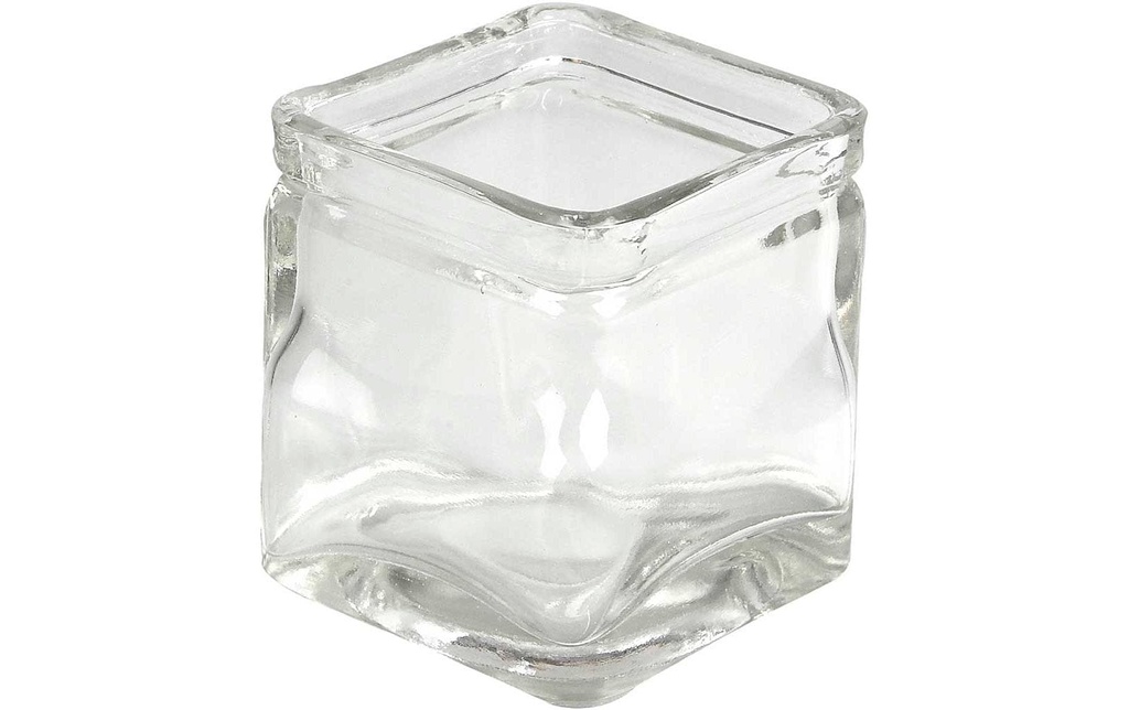Creativ Company Récipient à bougie 5.5 x 5.5 x 5.5 cm, 12 pièces