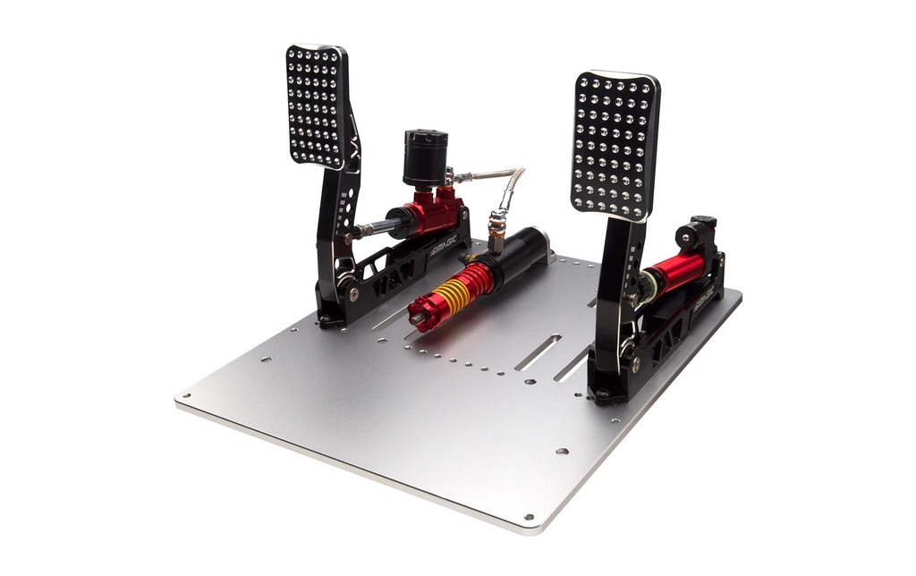Simagic Kits de pédales P2000 Loadcell de 200 kg, édition Crimson