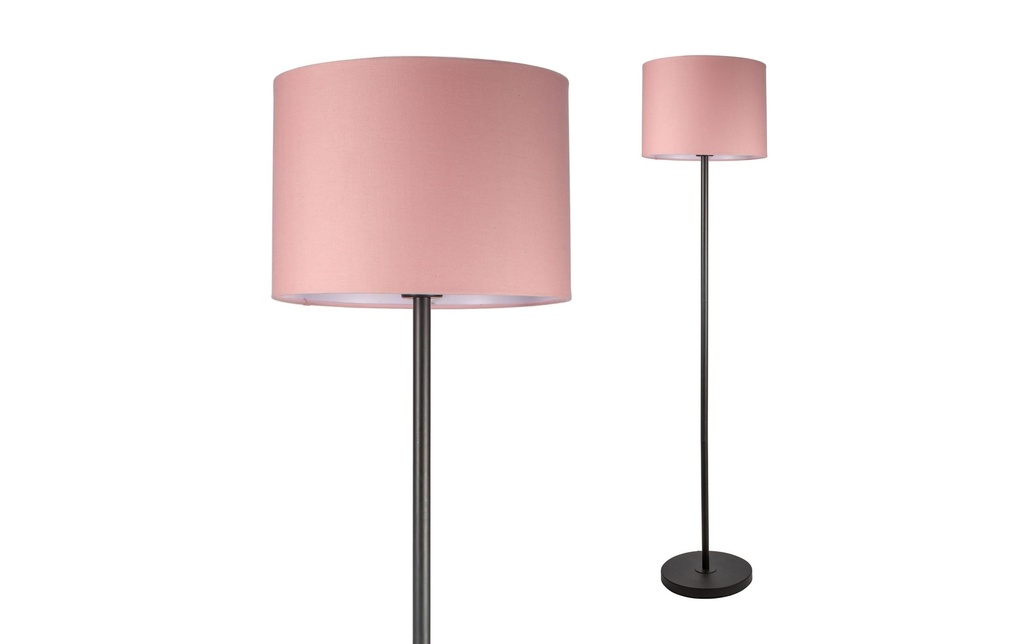 Pauleen Lampe sur pied Sweet Reverie 1x E27, Rose / Noir