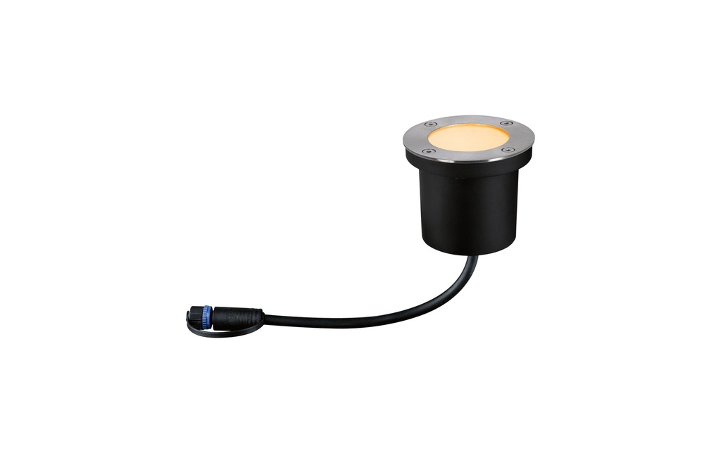 Paulmann Spot de jardin Plug & Shine, lampe individuelle, 4.5W, 2200K, noir