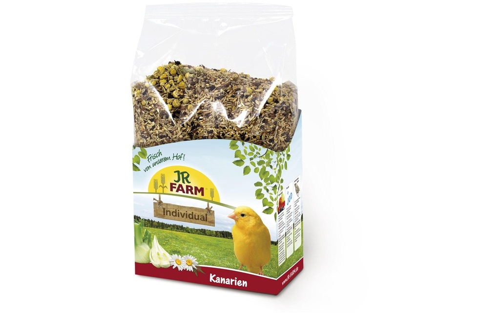 JR Farm Nourriture pour oiseaux d'ornement Canaris individuels, 1 kg