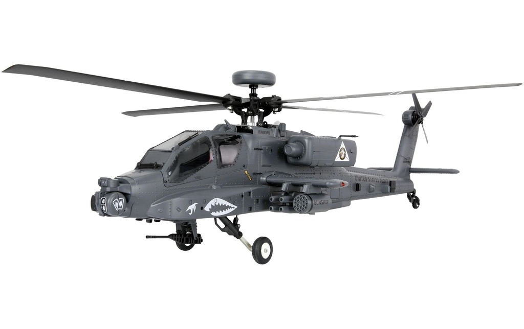 Amewi Hélicoptère Apache AH-64D CP RTF Gris