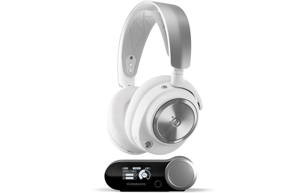 SteelSeries Arctis Nova Pro Wireless (PC / Playstation) Blanc
