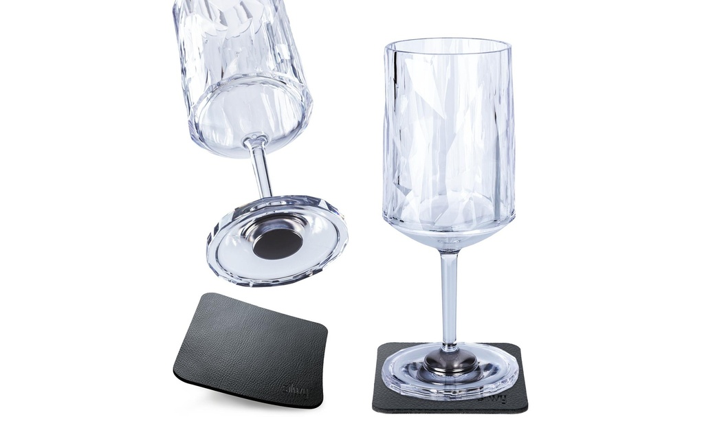 Silwy Verre à vin de plein air Lunettes en plastique haute technologie, lot de 2
