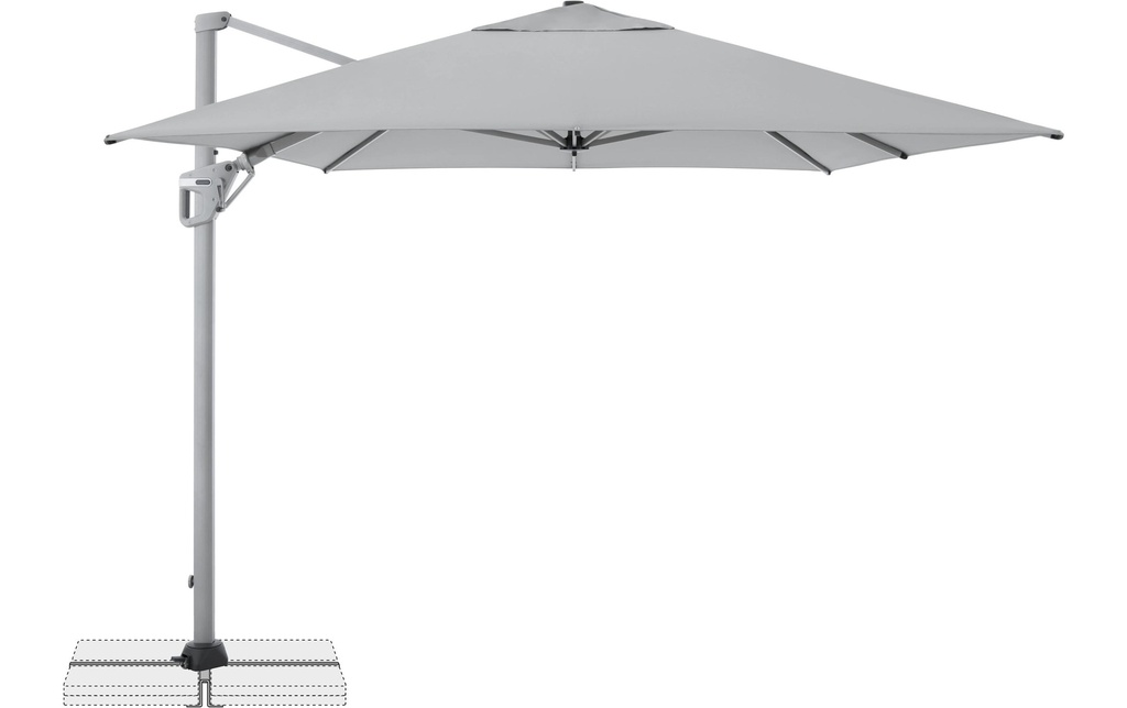 Doppler Parasol Active II 350 x 260 - Gris clair