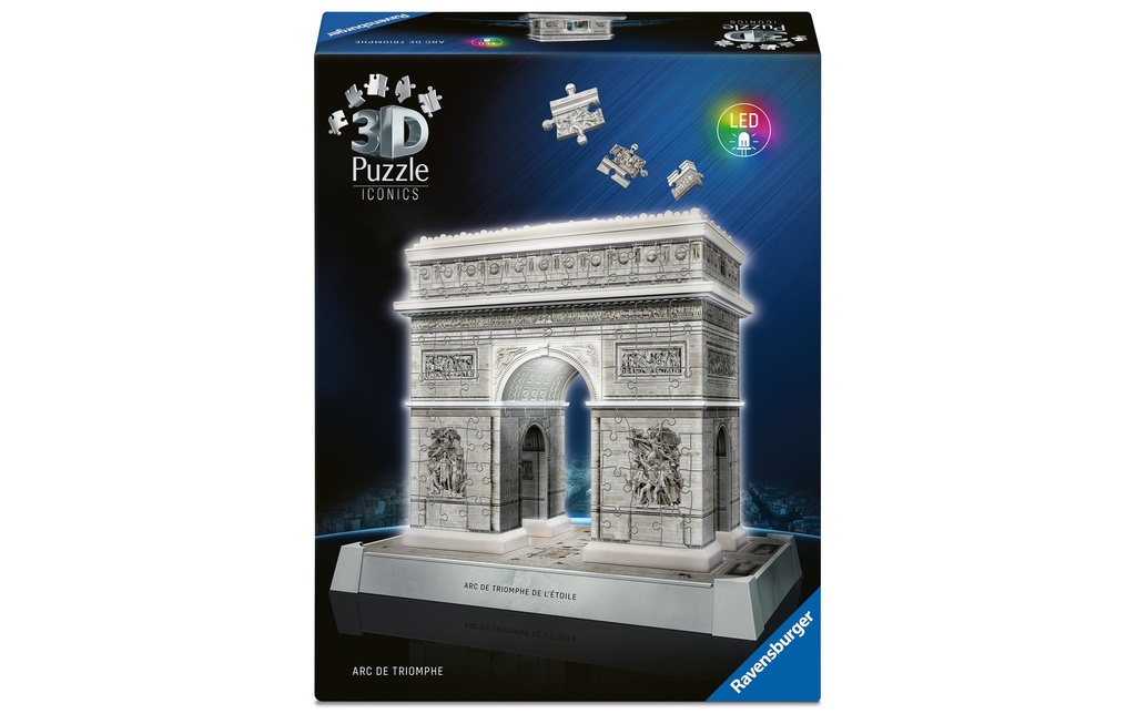 Ravensburger Iconics Arc de Triomphe avec lumière
