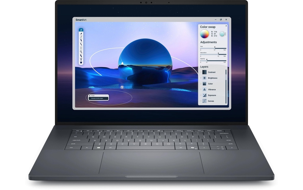Dell Ordinateur portable Pro Max 16 Premium (U7-265H, 32GB, 1TB SSD)