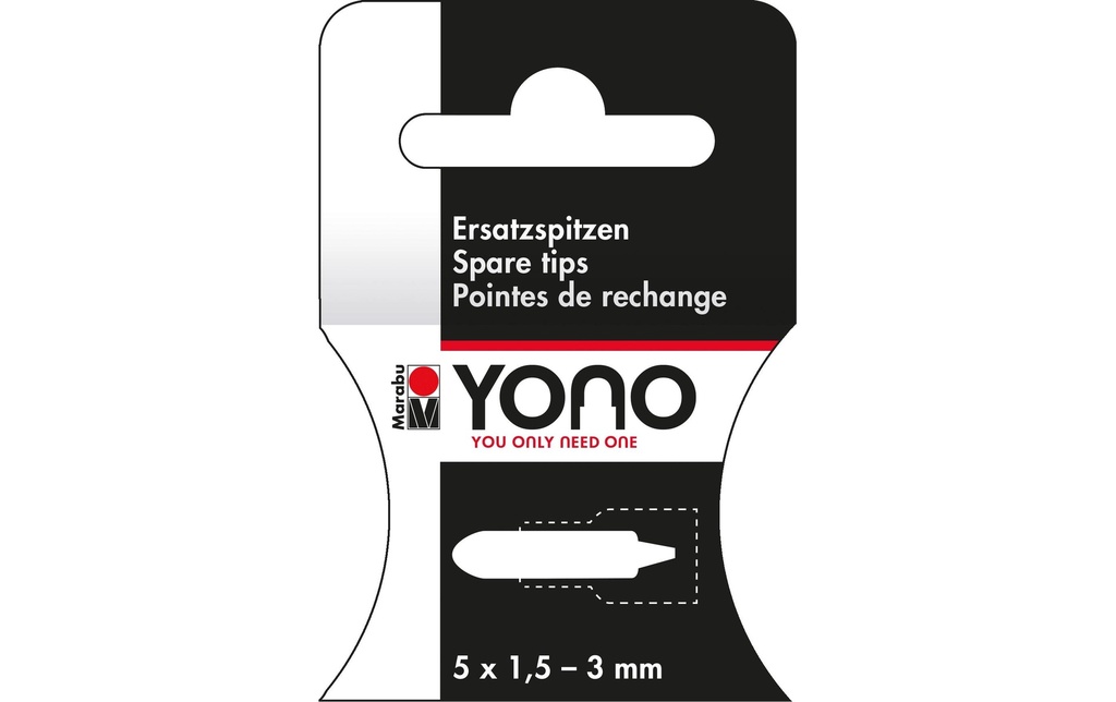 Marabu Marqueur acrylique Pointe de rechange pour YONO 1,5 - 3 mm