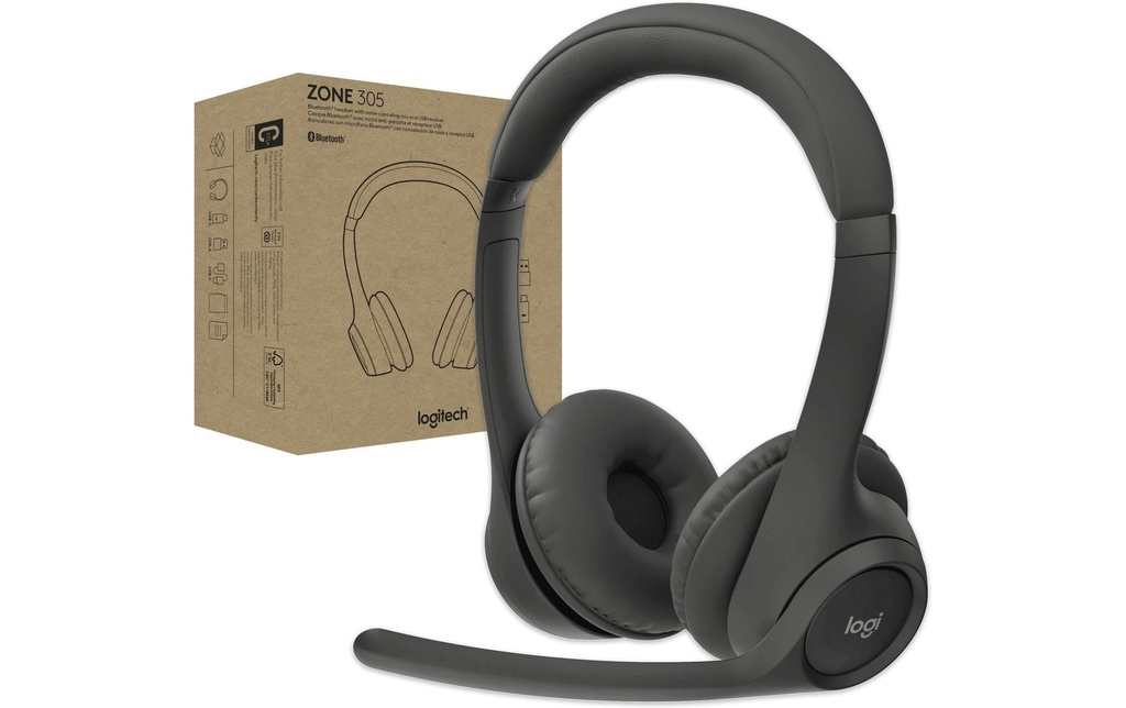 Logitech Casque d'affaires Zone 305 Teams Bluetooth
