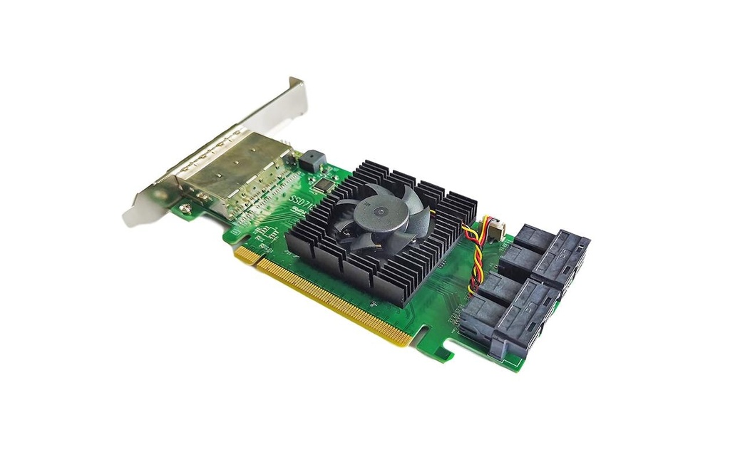Highpoint Contrôleur RAID SSD7184 2x 8643, 2x 8644, PCI-Ex16v3