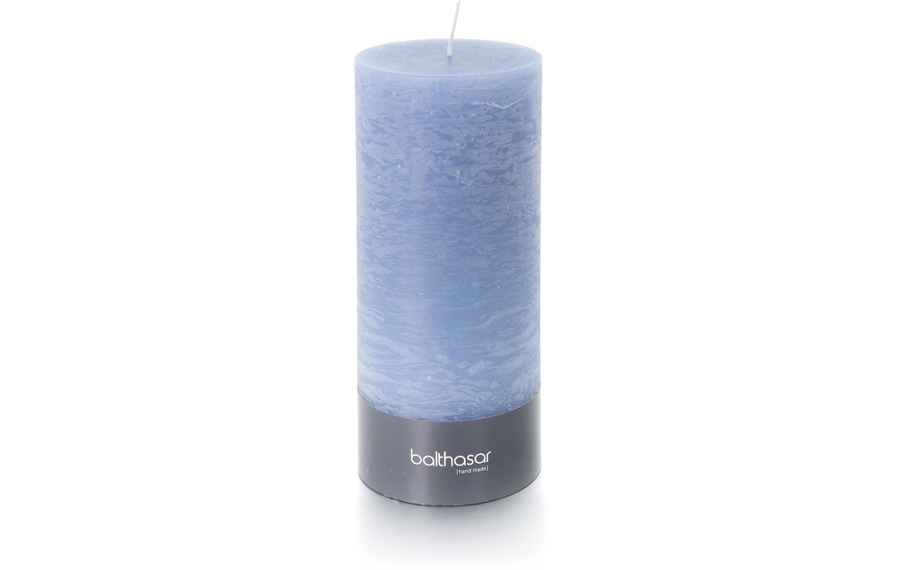 balthasar Bougie cylindrique Rustico 20 x 9 cm, denim