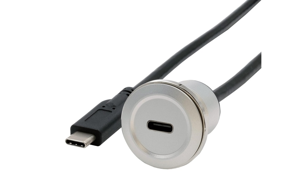 Exsys Adaptateur USB 3.1 Métal Connecteur USB C - Prise USB C