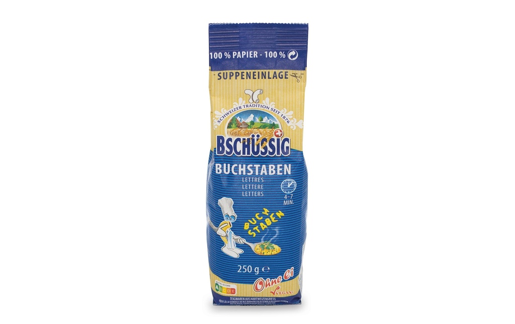 Bschüssig Pâtes alimentaires Napoli Vegan courrier