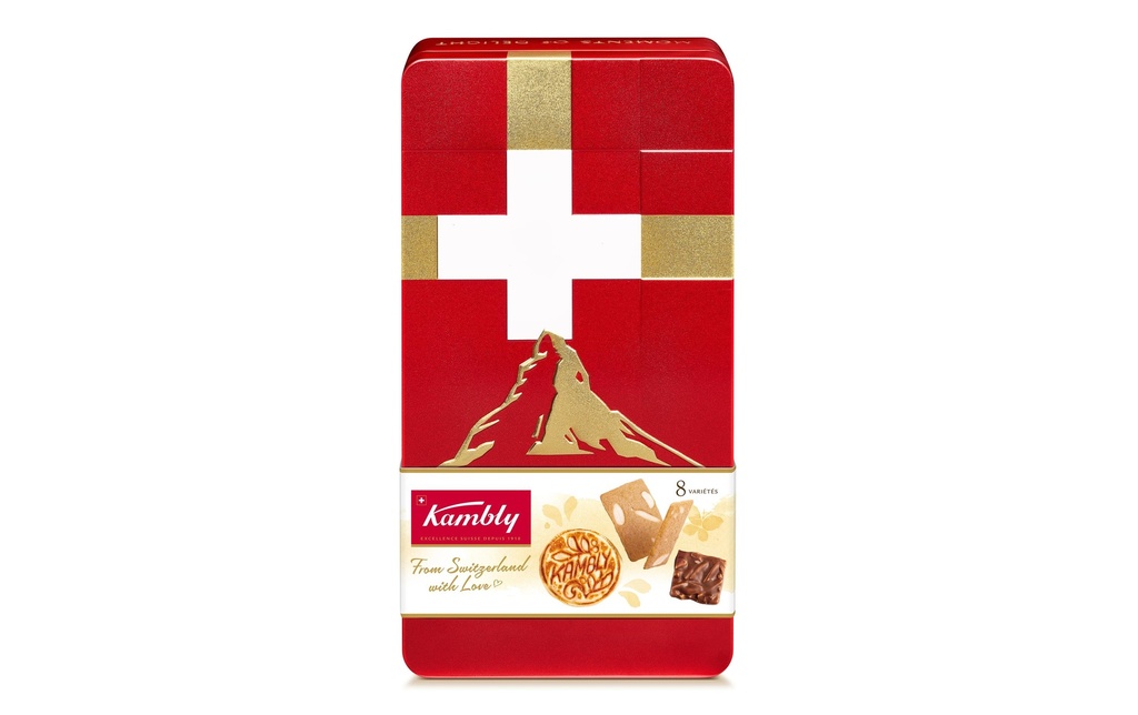 Kambly Petits gâteaux Boîte Top of Switzerland 175 g