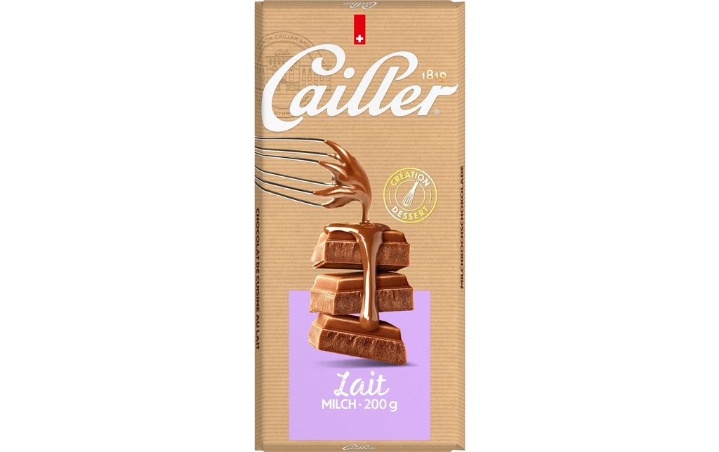Cailler Tablette de chocolat Lait 200 g