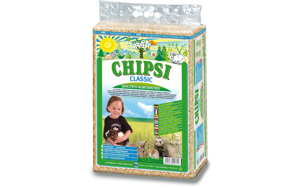 CHIPSI Litière Classic, 3.2 kg