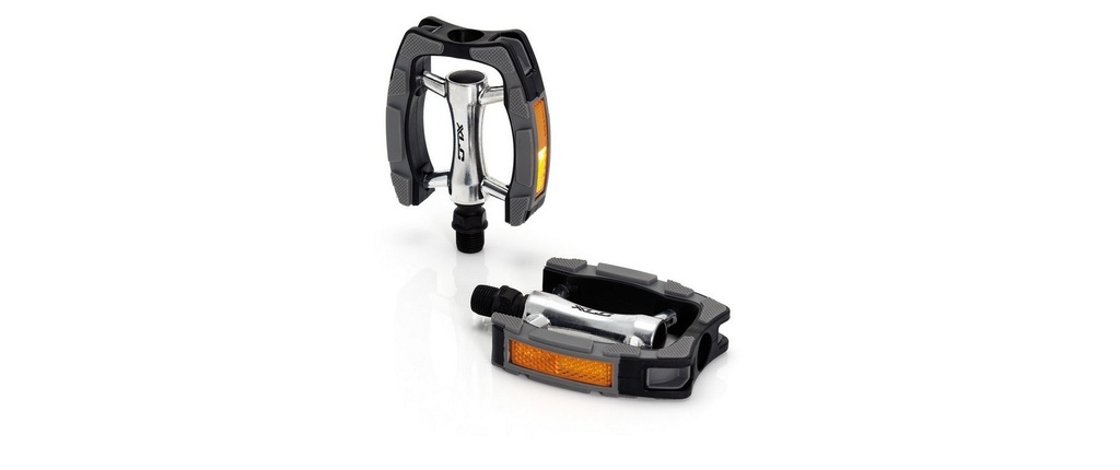 XLC Pédales de vélo PD-C07 Noir/Argent