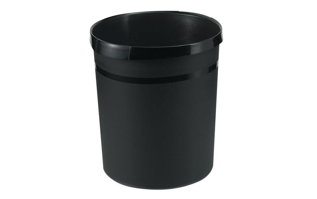 HAN Corbeille à papier Karma 18 l, Noir