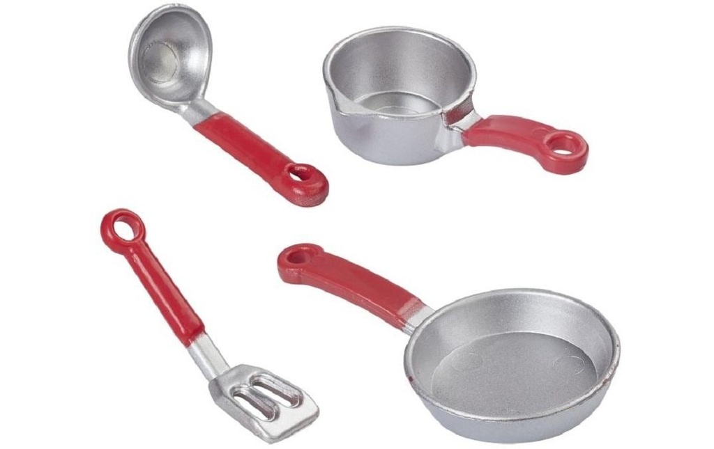 HobbyFun Mini ustensiles Kit de cuisine 4 pièces