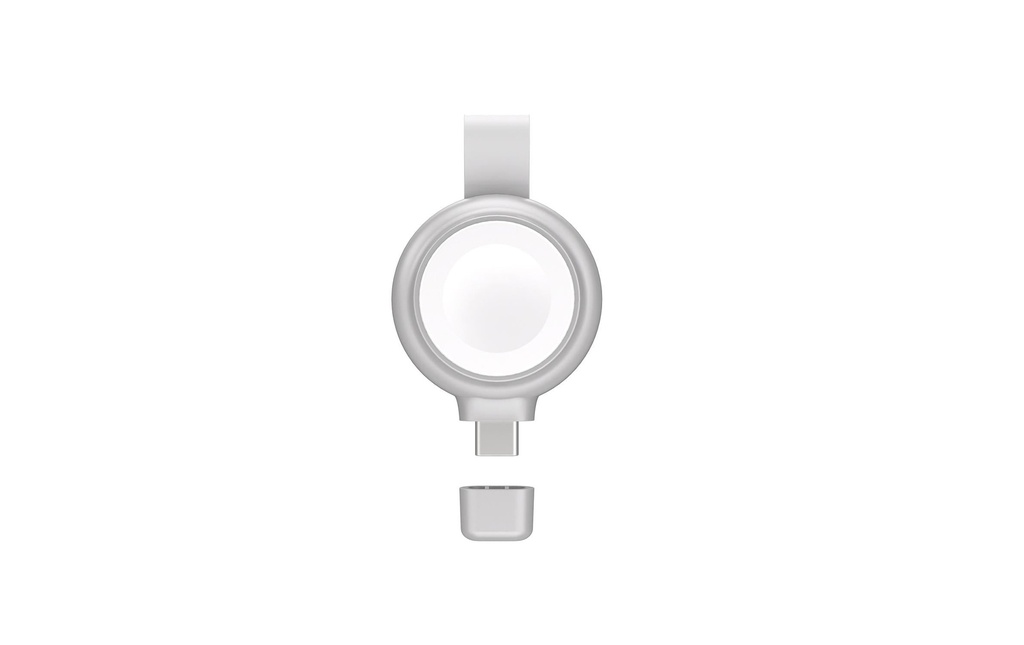 4smarts Câble de chargement Apple Watch Charger QI2.0 Argent