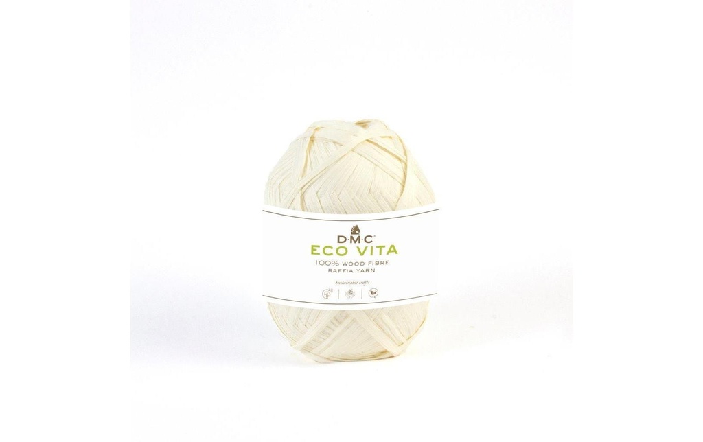 DMC Fil Eco Vita Raffia 50 g, Ecru