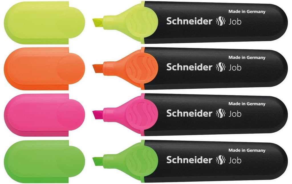 Schneider Surligneur Job Étui de 4