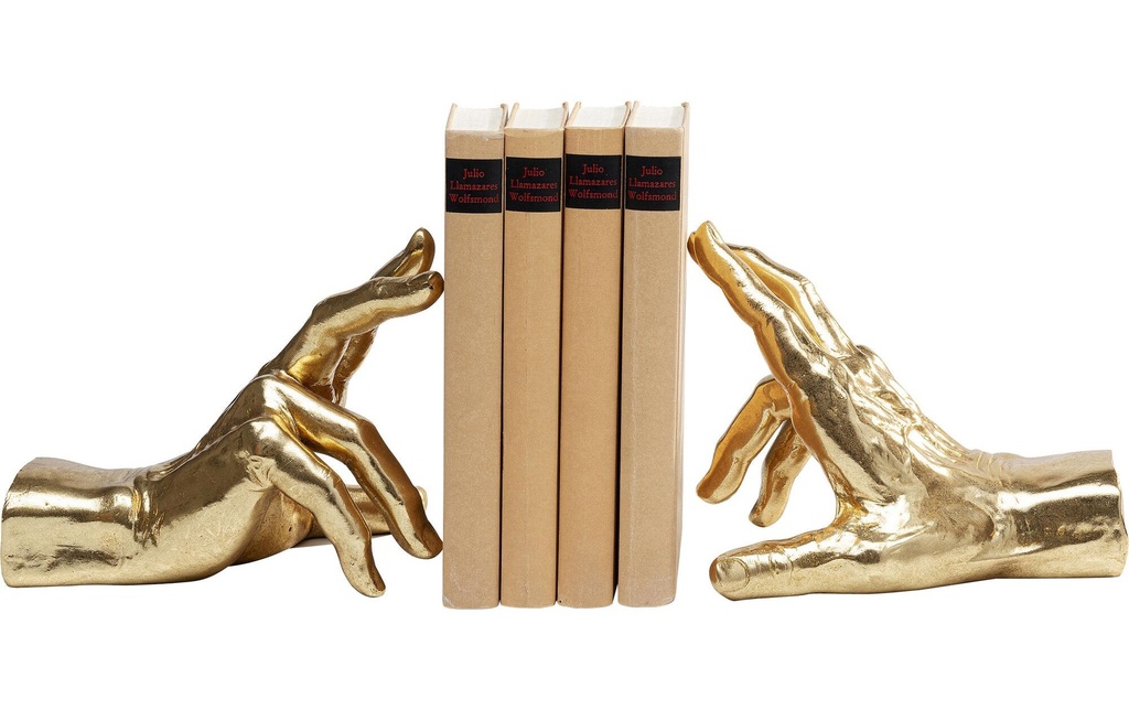 Kare Serre-livres Fingers Doré