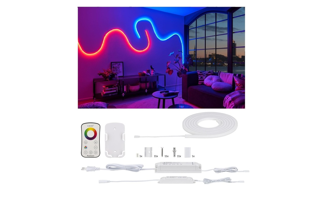 Paulmann Ruban à LED MaxLED Flow RGB, 3 m Ensemble de base