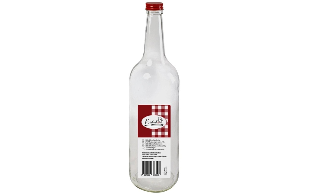 Einkochwelt Bouteilles pour conserves 700 ml