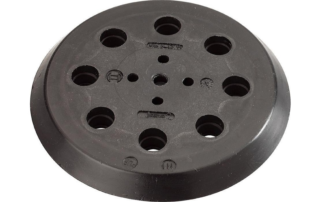 kwb Plateau Supports auto-agrippant 125 mm perforée
