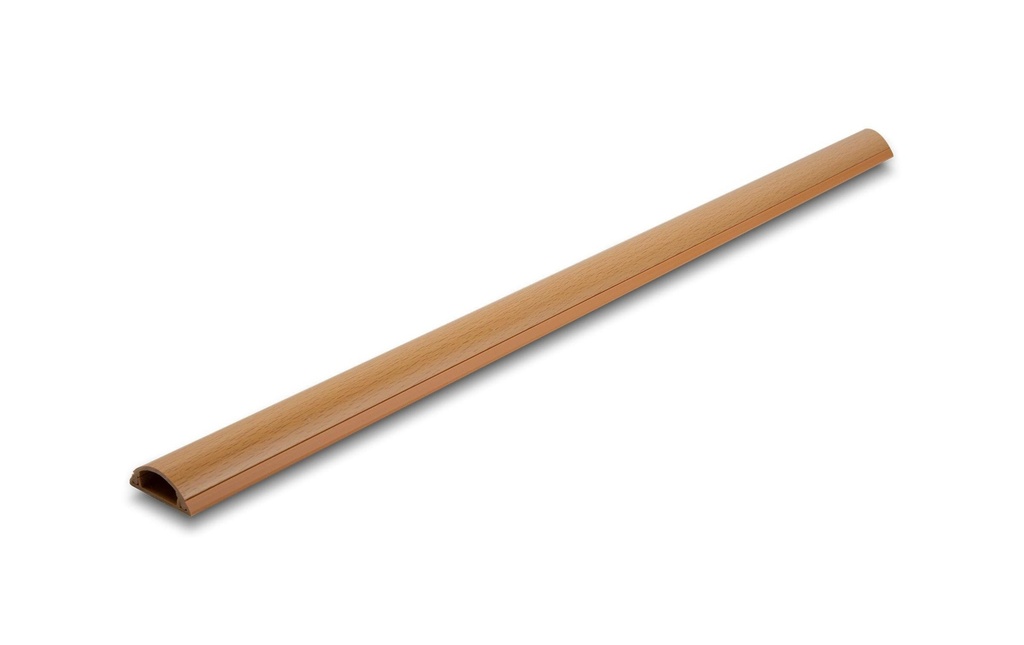 Delock Goulotte autoadhésive, apparence bois 1 m x 30 mm Brun