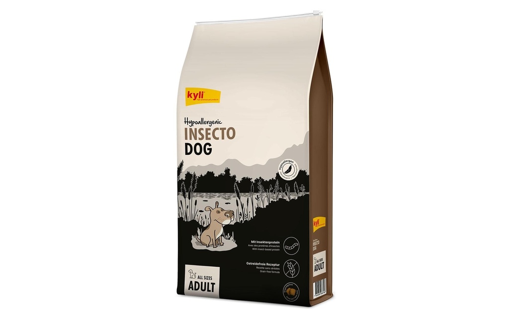 kyli Alimentation sèche InsectoDog hypoallergénique 3 kg