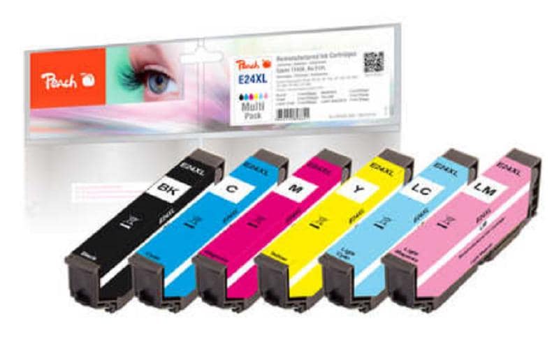 Peach Encre Epson T2438, No 24XL Multi BK, 2x C, 2x M, Y