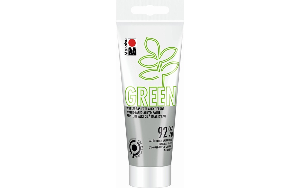 Marabu Peinture pour bricolage Peinture alkyde Green Gris pierre, 100 ml
