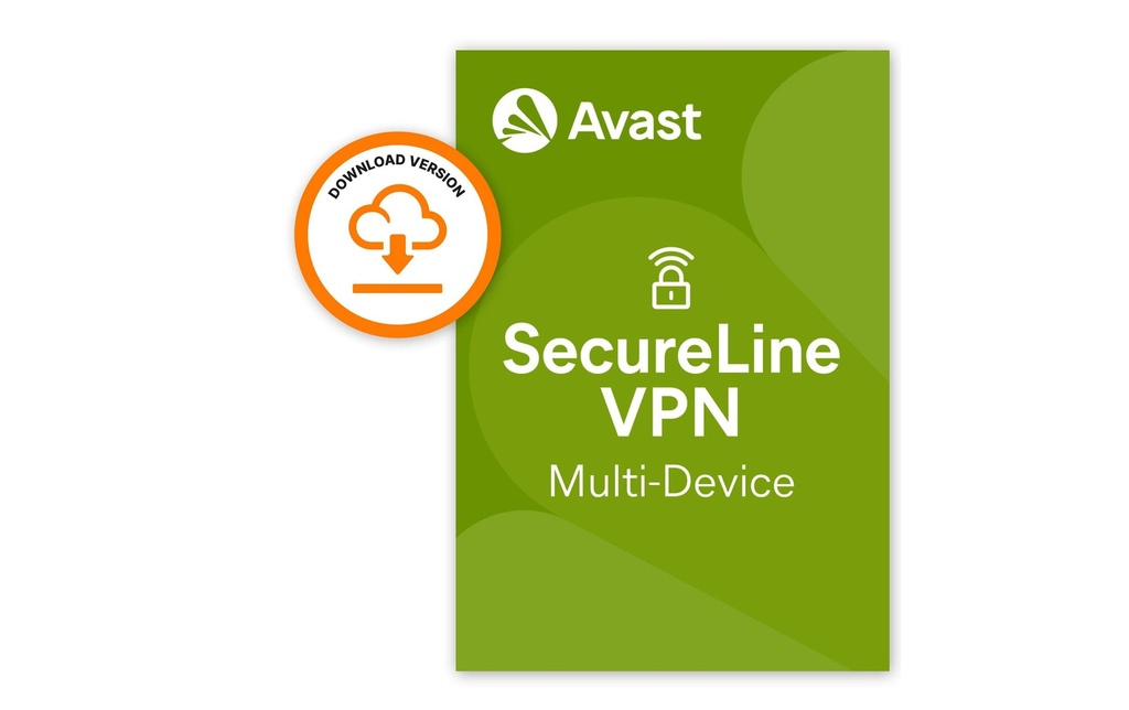 Avast SecureLine VPN ESD, Version complète, 10 Appareils, 1 an
