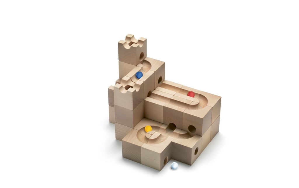 Cuboro Circuit de billes Standard 32 Le kit de démarrage moyen