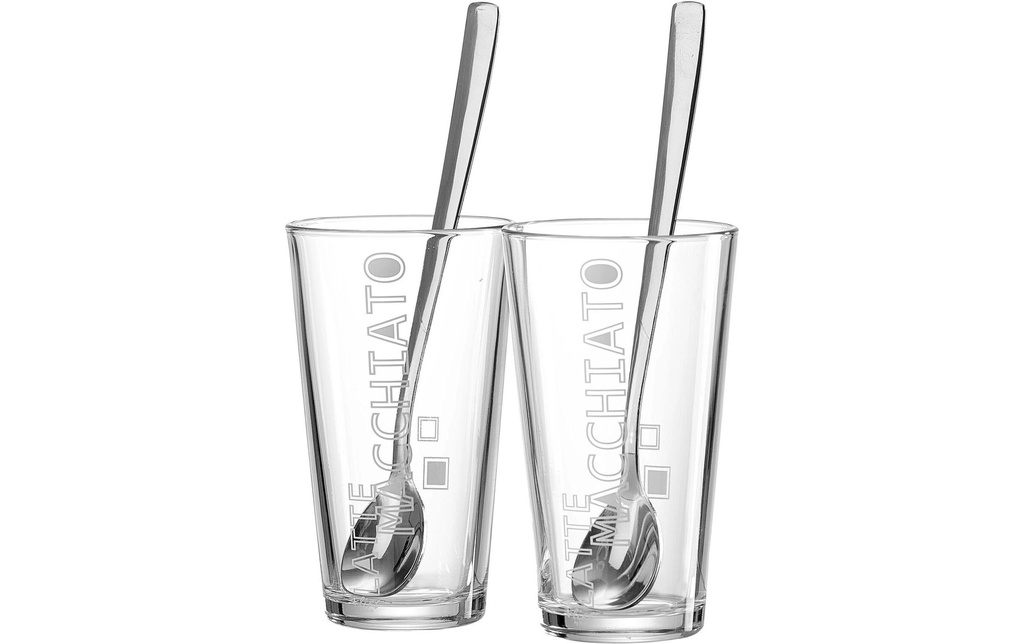 Ritzenhoff & Breker Verre à latte macchiato Lena 350 ml, 2 pièces