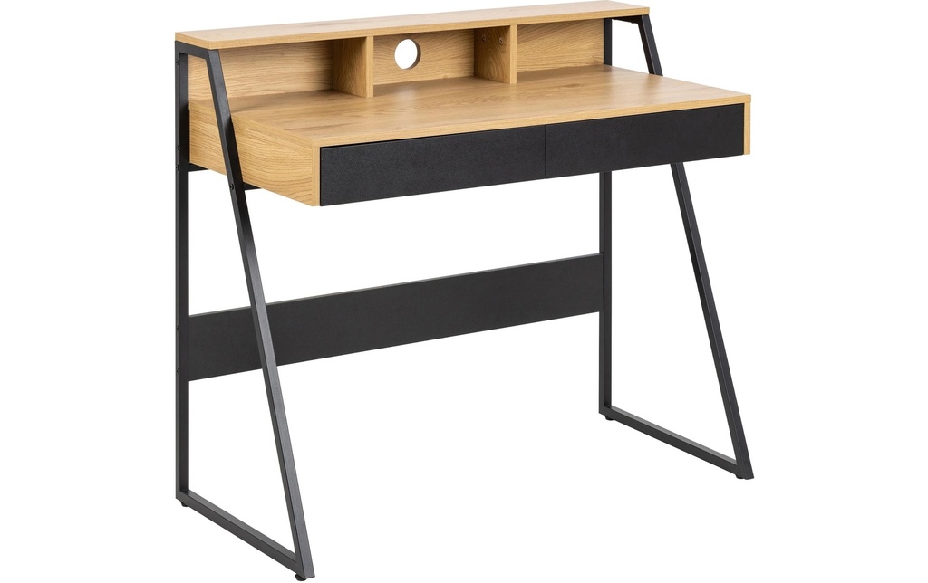 AC Design Table Reece, Chêne sauvage / noir