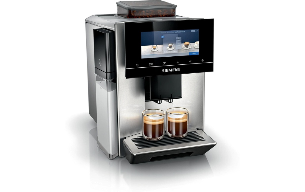 Siemens Machine à café automatique EQ900 plus TQ903DZ3 Acier inoxydable