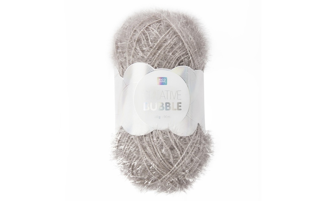 Rico Design Laine Creative Bubble 50 g argentés