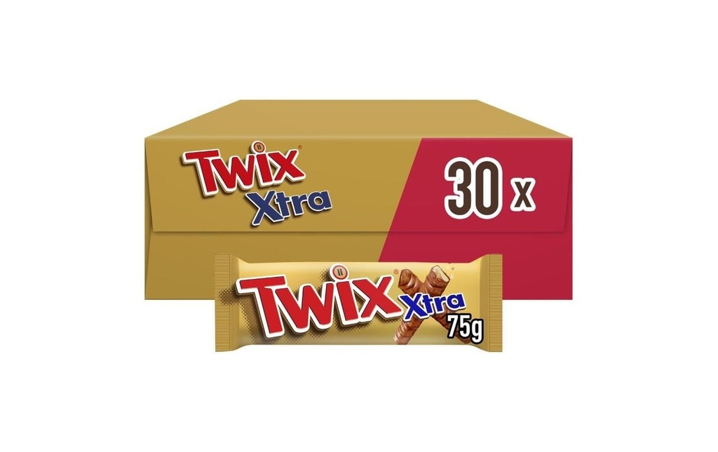 Twix Barre Verrou double Xtra 30 x 75 g