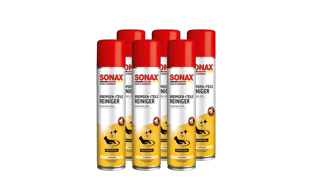 Sonax Nettoyant pour freins PROFESSIONAL 6 boîtes 2400 ml